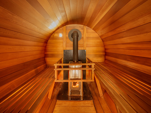 Barrel Sauna Interior