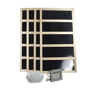 Infrared sauna heaters