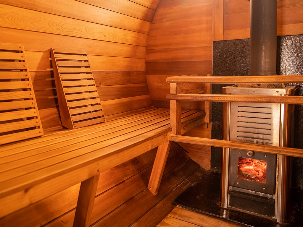 Non-electric woodfired sauna heater