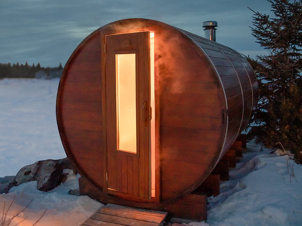 Sauna Install Window View