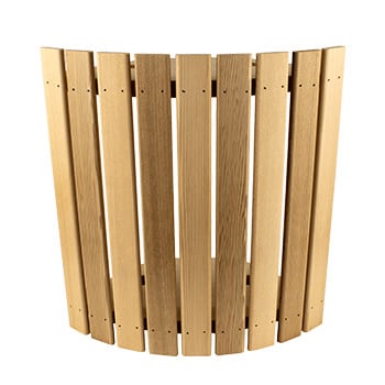 Sauna Light Shade - Cedar Wood Corner Shade