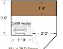 4 x sauna dimensions