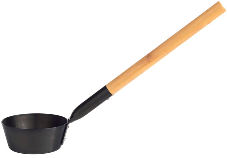 Rento Sauna Ladle Aluminum Black