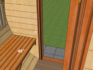 Sauna12ft Change Room