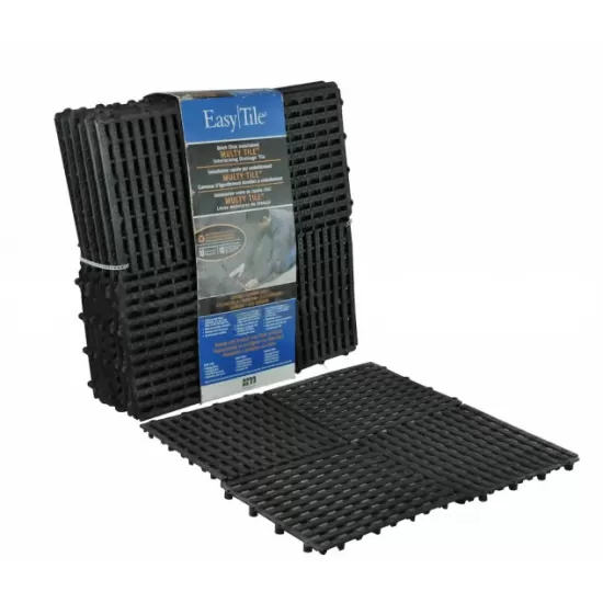 Interlocking Drainage Tiles for Pools and Saunas