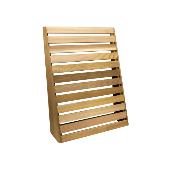 Sauna Backrest Made from Real Cedar