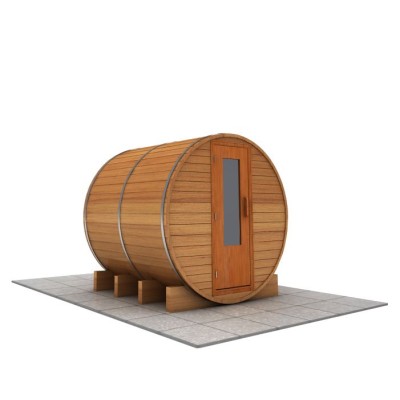 6 foot x 6 foot Barrel sauna (Electric Heater)