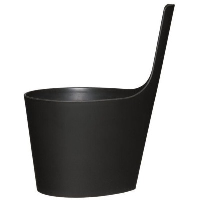 Rento Pisara Sauna Pail Bio-composite - Peat/Black - Finnish Sauna Accessories