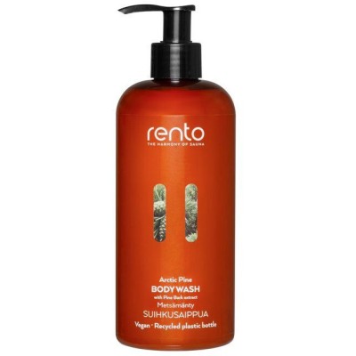 Rento Body Wash - Arctic Pine 400 ml - Finnish Sauna Accessories