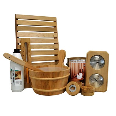 Cedar Sauna Accessory Kit Deluxe