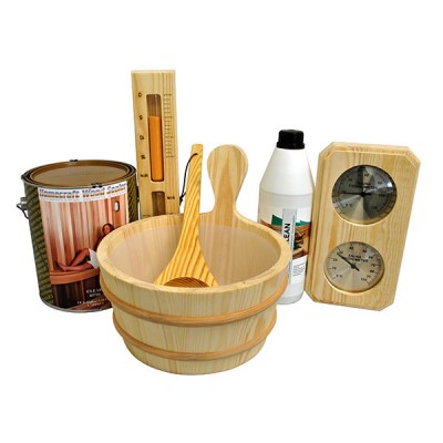 Pine Sauna Accessory Kit