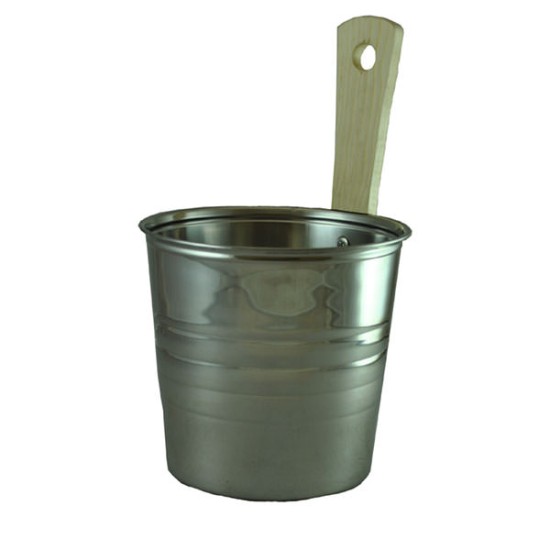 Steel Sauna Bucket - 3.5 Liters