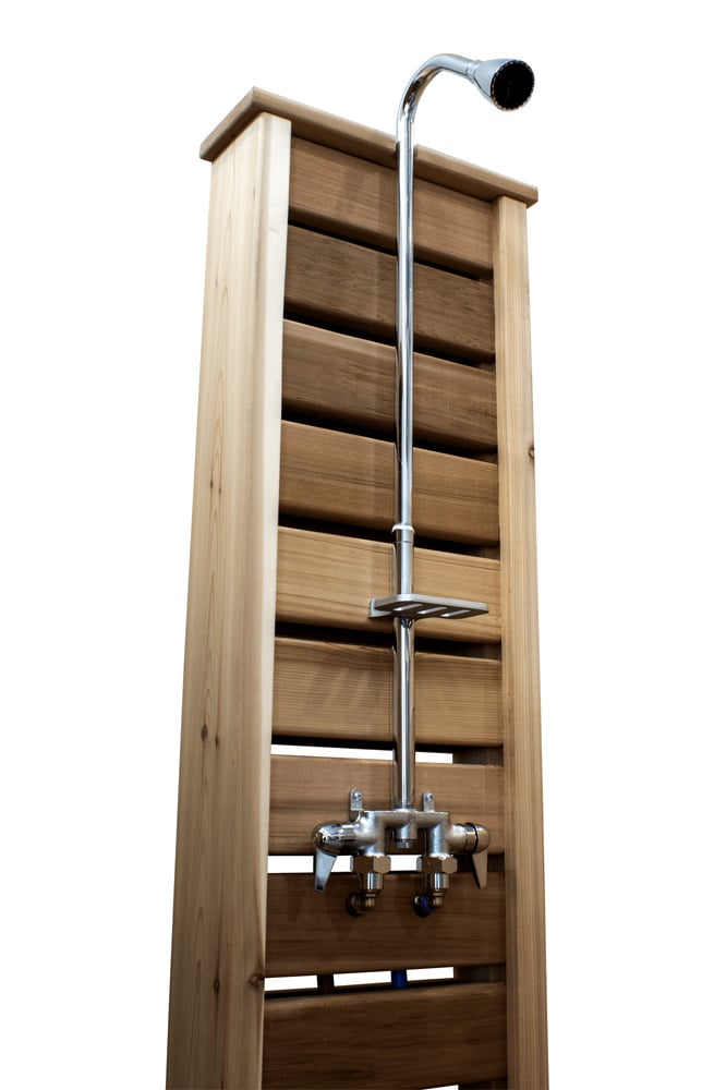 Western Red Cedar Outdoor Shower