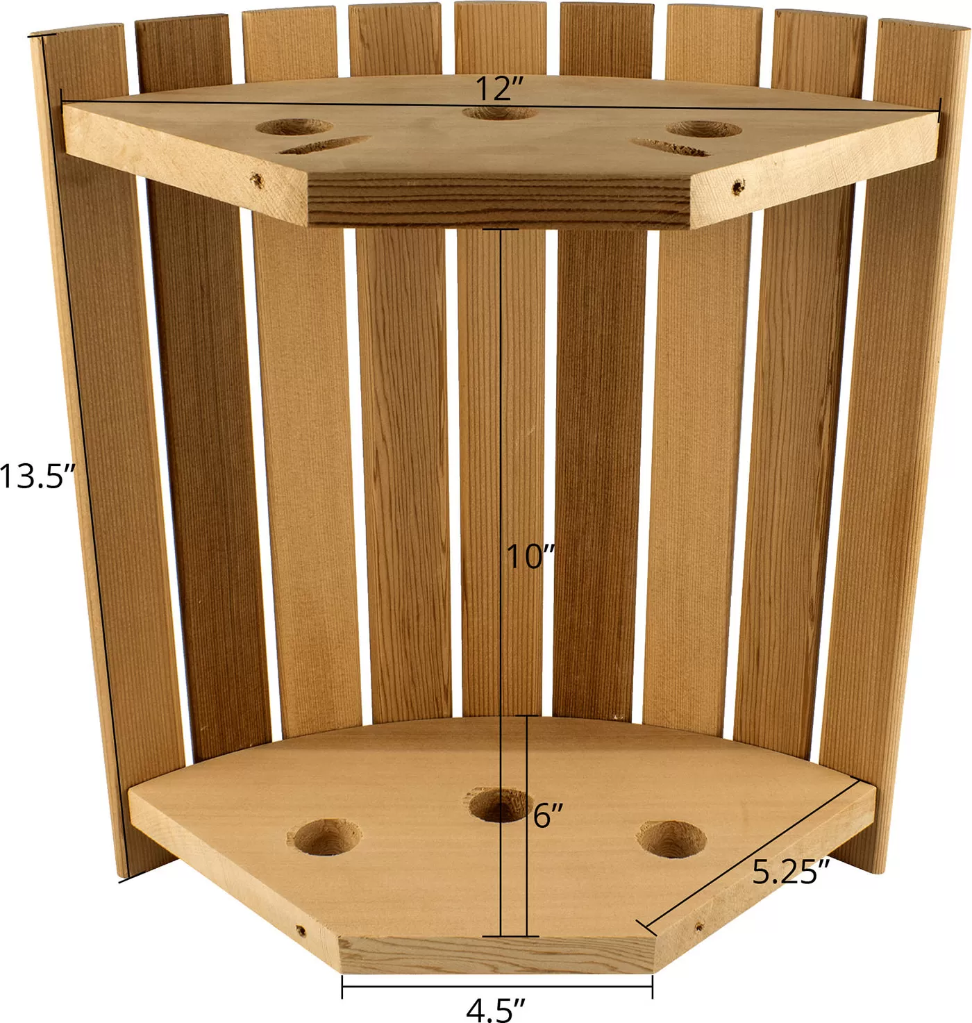 Sauna Light Shade - Cedar Wood Corner Shade