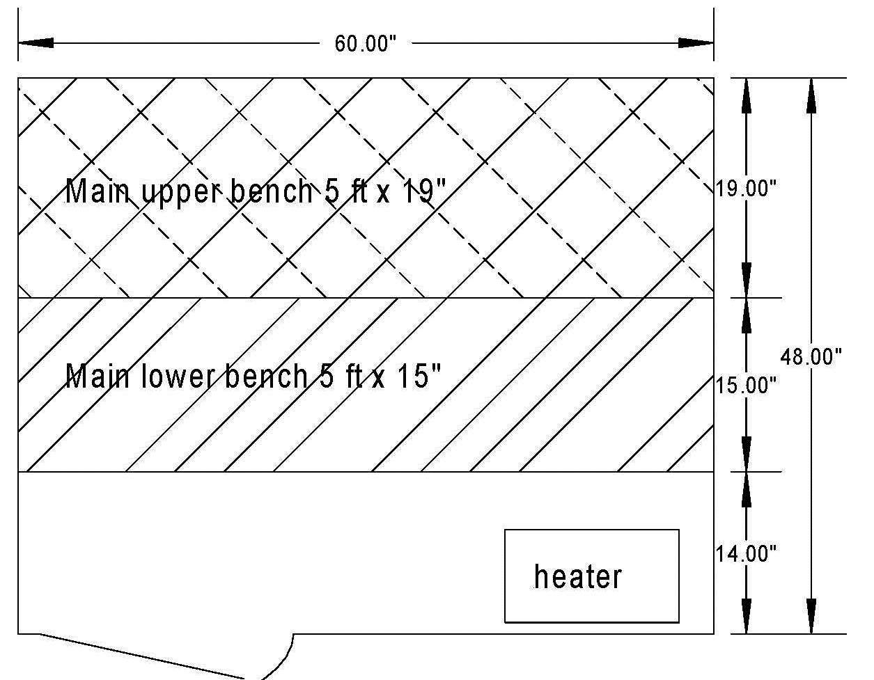 DIY Sauna Kit 4' x 4' Infrared Sauna Room Package 1800 Watt Infrared Heater