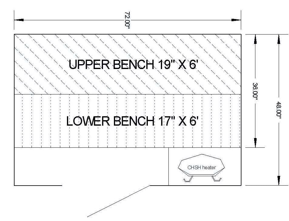 DIY Sauna Kit Complete Sauna Room Package Layout