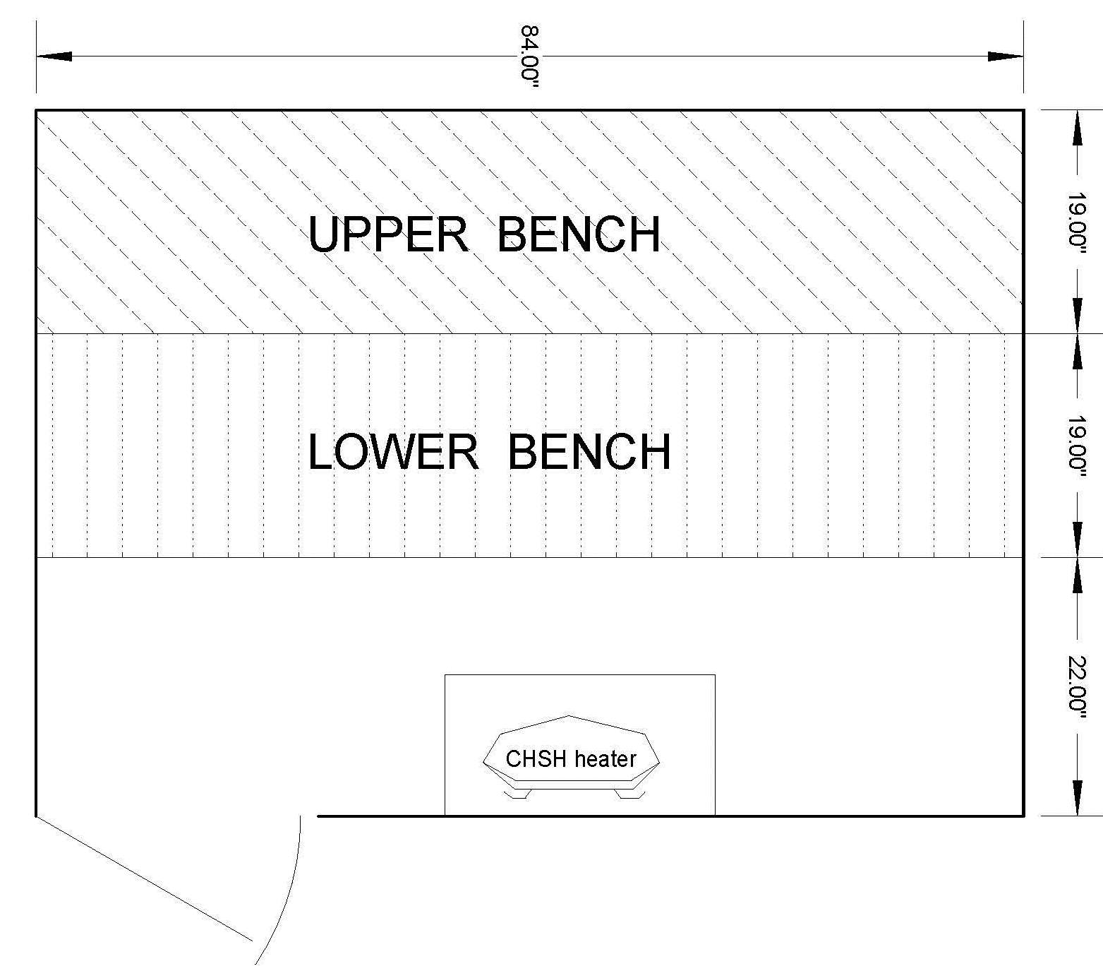 DIY Sauna Kit Complete Sauna Room Package Layout